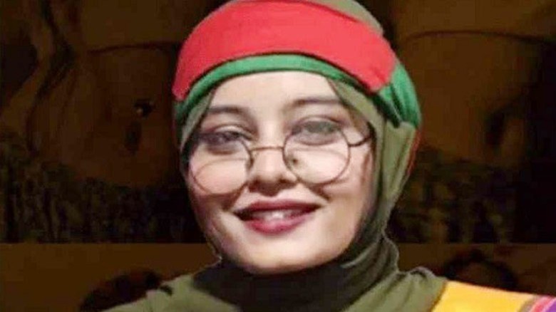 বৈষম্যবিরোধী ছাত্র আন্দোলন চট্টগ্রামের সাবেক মুখপাত্র ফাতেমা খানম। ছবি : তার ফেসবুক থেকে নেওয়া