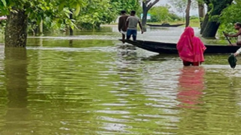 সিলেটে সুরমা-কুশিয়ারার পানি বিপৎসীমার ওপরে, বন্যার...