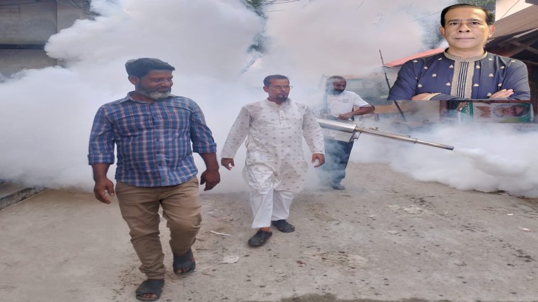 “মাসুদুজ্জামান মাসুদ-এর উদ্যোগে বন্দর জুড়ে ডেঙ্গু ...